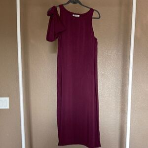 World Market burgundy dress size S/M